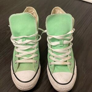 Mint Green Chuck Taylor All Star Canvas High - Size 7.5